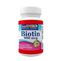 BIOTIN 900MCG (HEALTHY DE AMERICA COLOMBIA) (ENVIOS A COLOMBIA) FCO*100 CAPSULAS 