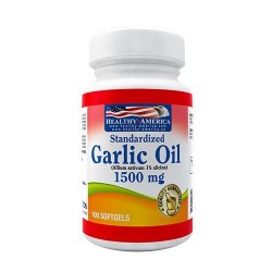 STANDARDIZED GARLIC OIL 1500mg (HEALTHY DE AMERICA COLOMBIA) FCO*100 SOTGEL