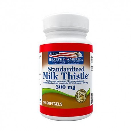  STANDARDIZED MILK THISTLE 300mg (SILYMARINA) (HEALTHY DE AMERERICA COLOMBIA) FCO*90 CAPSULAS