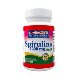 SPIRULINA ALGAE 1200MG (HEALTHY DE AMERICA COLOMBIA) FCO*90 CAPSULAS