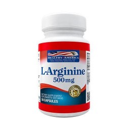 L-ARGININE HCI 500mg (HEALTHY DE AMERICA COLOMBIA) CAJA*50 CAPSULAS