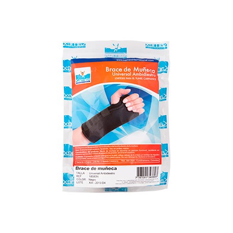 BRACE MUNECA UNIVERSAL AMBIDIESTRO KAMEX NEGRO REFERENCIA 18580 (ENVIOS A COLOMBIA) CANT*1