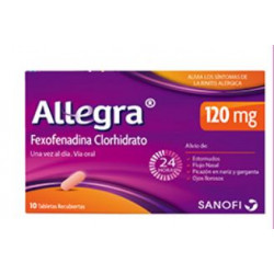 ALLEGRA 120 MG CAJA*10 TABLETAS (Claro llegamos a toda Colombia)