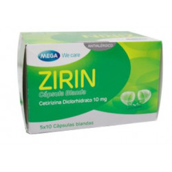 ZIRIN 10 MG CAJA*10 TABLETAS (Claro llegamos a toda Colombia)