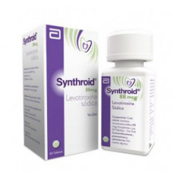 SYNTHROID 88MG FCO*90 TABLETAS (Claro llegamos a toda Colombia)