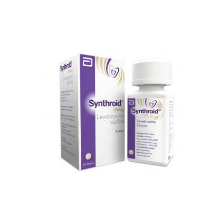 SYNTHROID 125MG FCO*90 TABLETAS (Claro llegamos a toda Colombia)