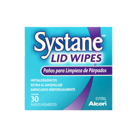 SYSTANE LID WIPES CAJA*30 PAÑOS (Claro llegamos a toda Colombia)